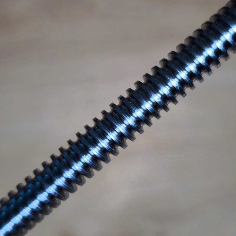 Trapezoidal Rod Lead Screw Thread  T8*2, T10*2, T12*3,  T16*4  Pitch 2-4mm Without Brass Nut  For 3D Printer