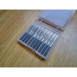 10 pcs CED1.0-2.0mm  x CEL4.0-17mm Shank 3.175mm 2 -х заходная прямая фреза для ЧПУ