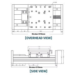 Z- axis Linear Actuator Stage, Stroke 200mm -600 mm lead screw 5-10mm
