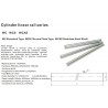WC Cylindrical Linear Shaft Hardened Polished Steel Rod (1 pc.)