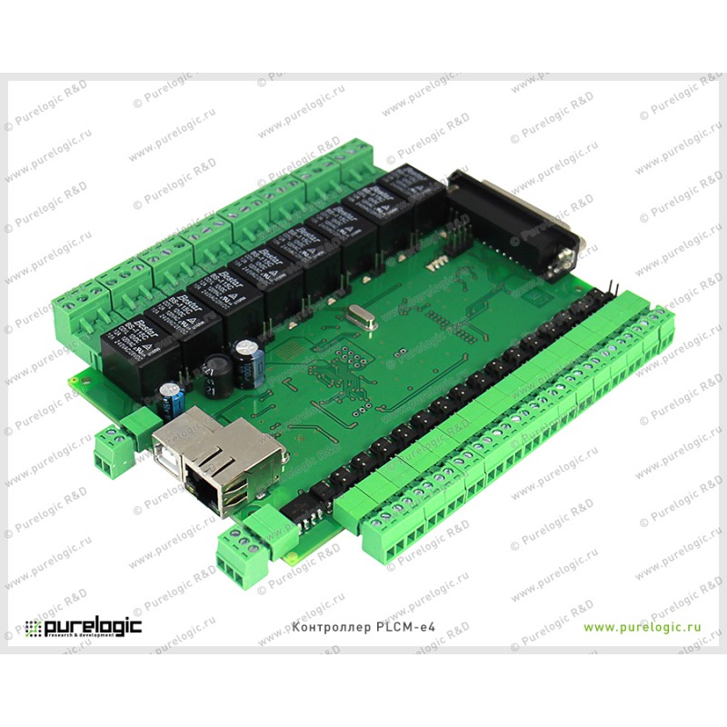 PLCM-E4 Контроллер  (интерфейс Ethernet/USB) для MACH3